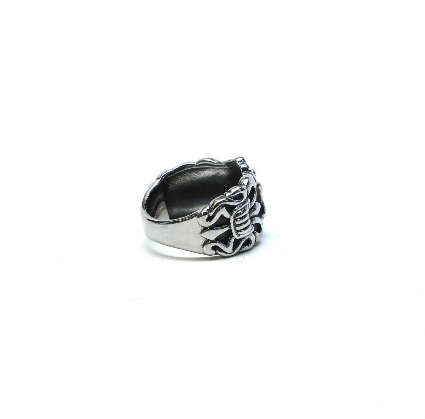 //Style 56-A1// 316L Stainless Steel Gothic Cross Ring