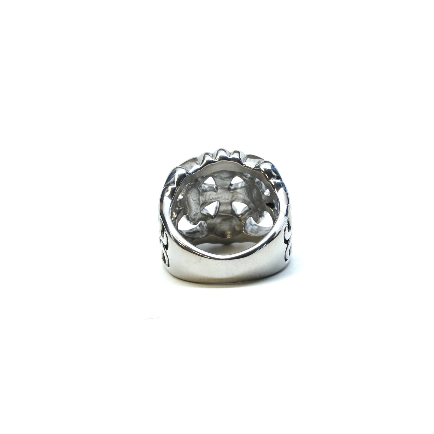 //Style 24-B1// 316L Stainless Steel Gothic Cross Arch Ring