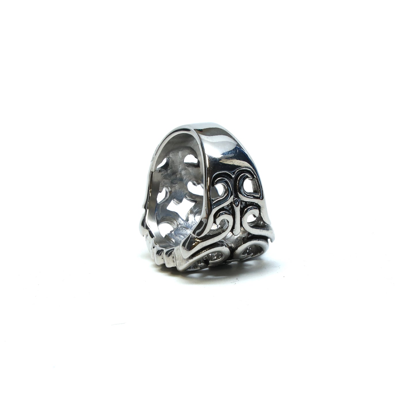 //Style 24-B1// 316L Stainless Steel Gothic Cross Arch Ring