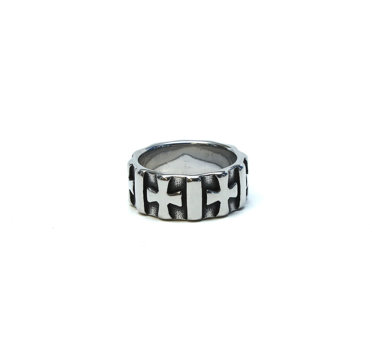//Style 96-Y// 316L Stainless Steel Maltese Ring