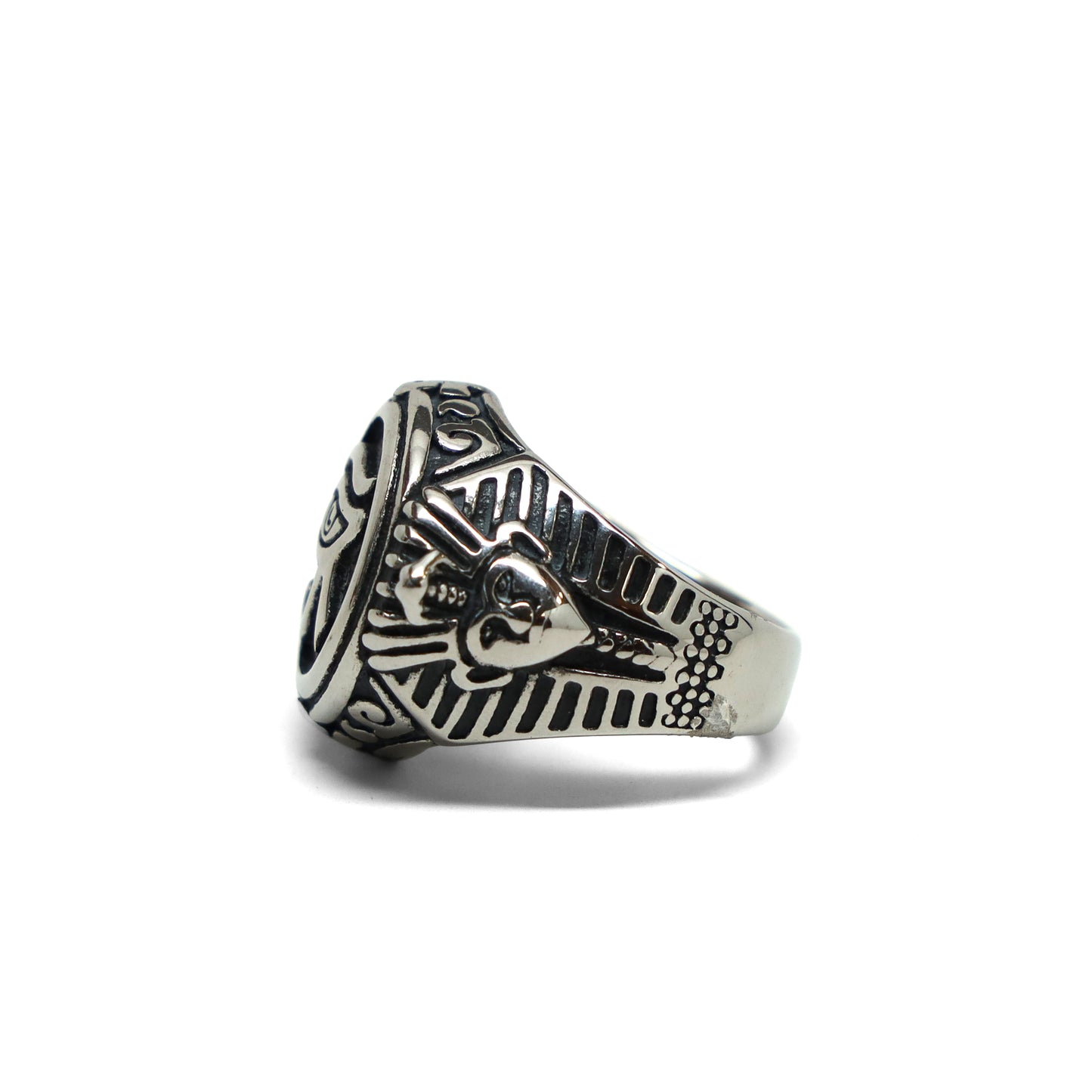 //Style 996-G1// 316L Stainless Steel Horus Eye Ring