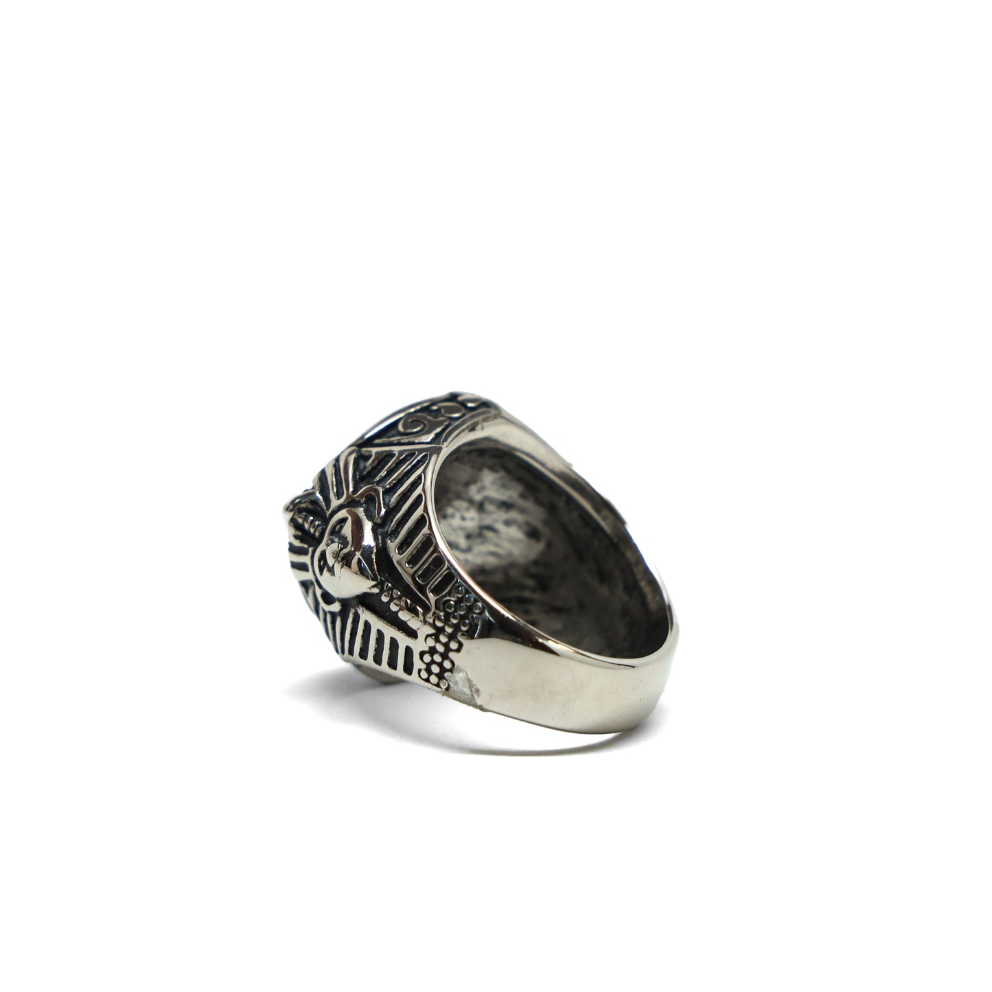 //Style 996-G1// 316L Stainless Steel Horus Eye Ring