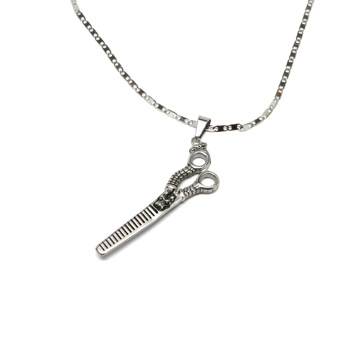 //Style 992-K1// 316L Stainless Steel Shear Edge Necklace