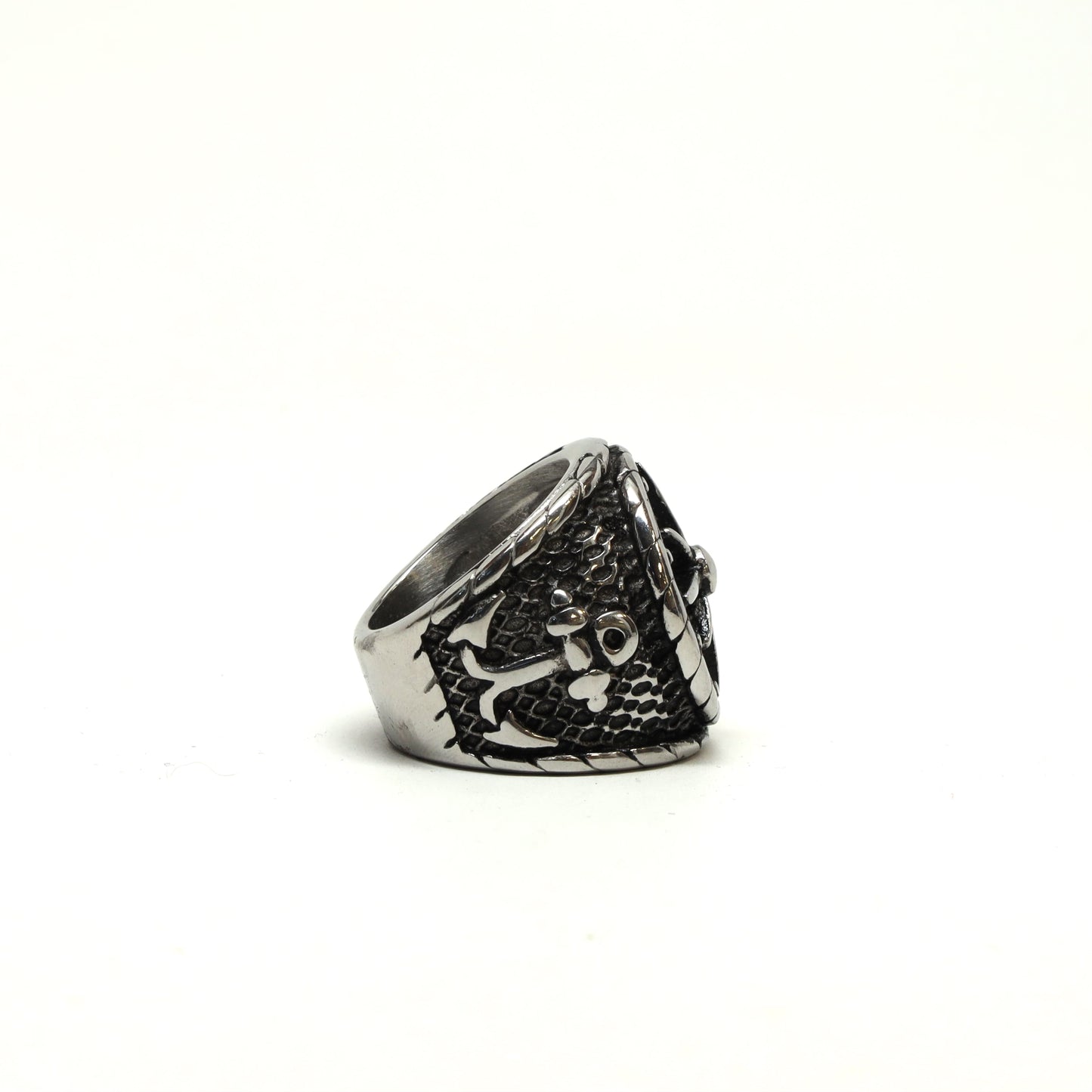 //Style 994-I1// 316L Stainless Steel Compass Ring