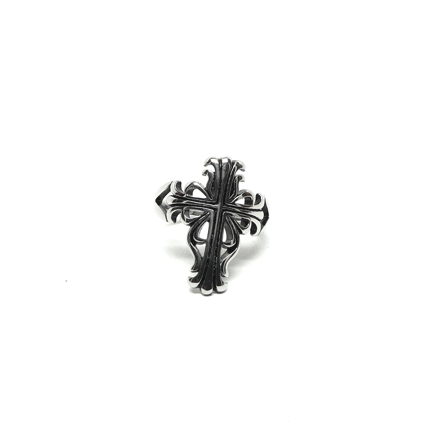 //Style 438// 316L Stainless Steel Divine Cathedral Ring