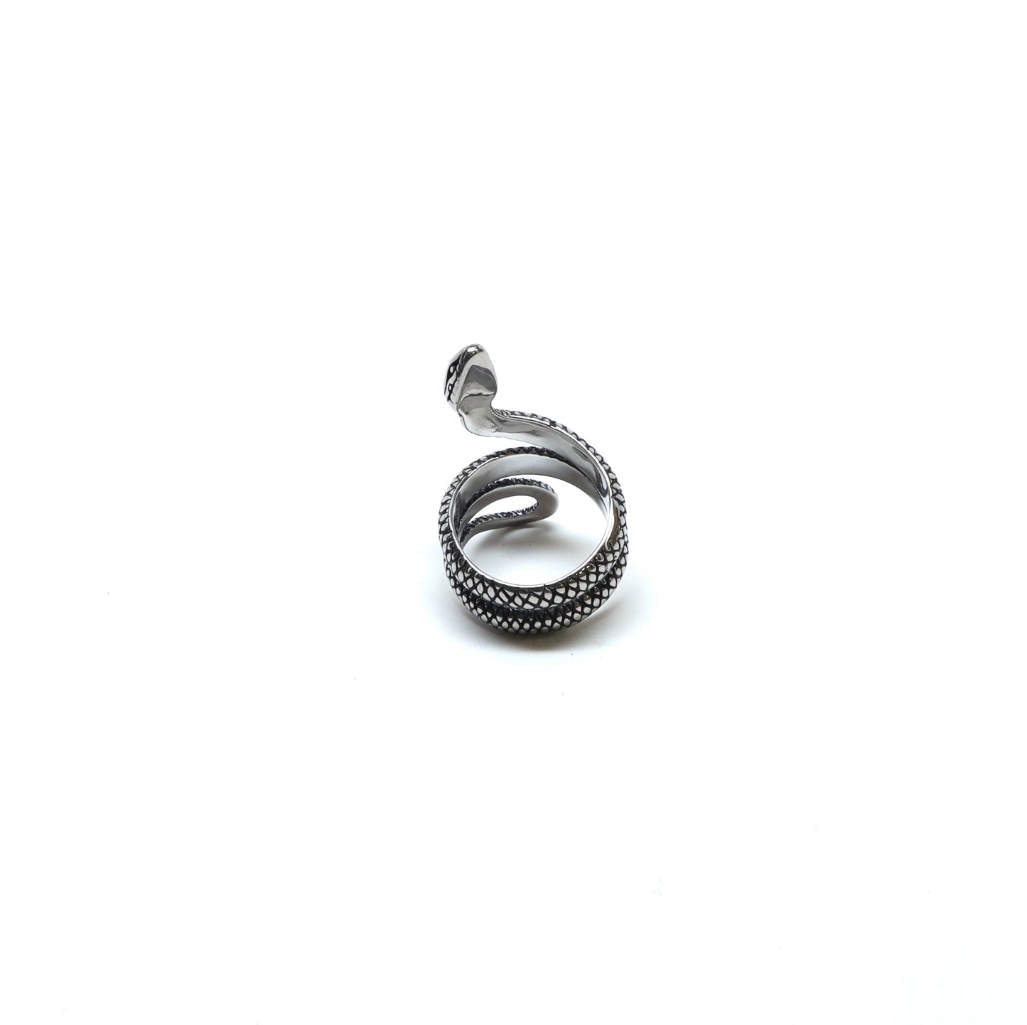 //Style 394-R1// 316L Stainless Steel Venom Wrap Ring