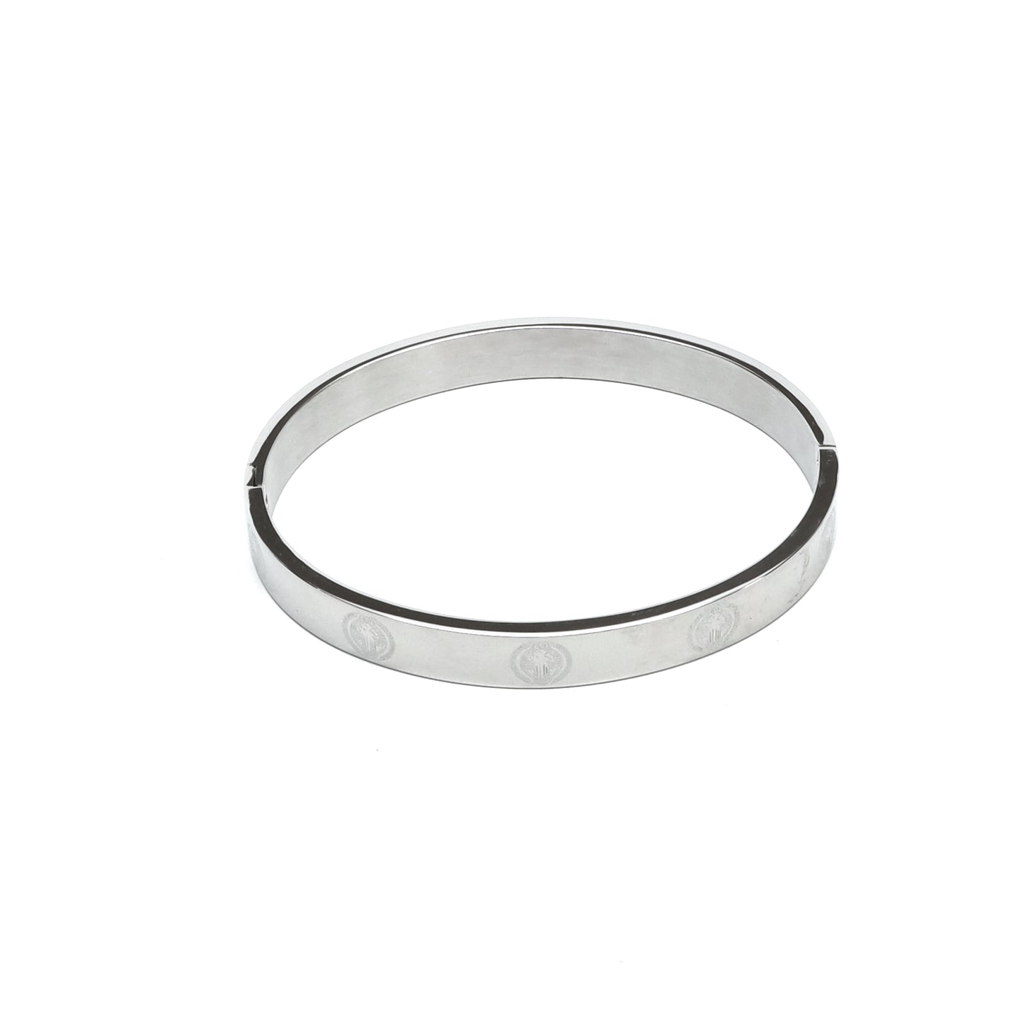 //Style 718-T1// 316L Stainless Steel Polished Resaca Bangle