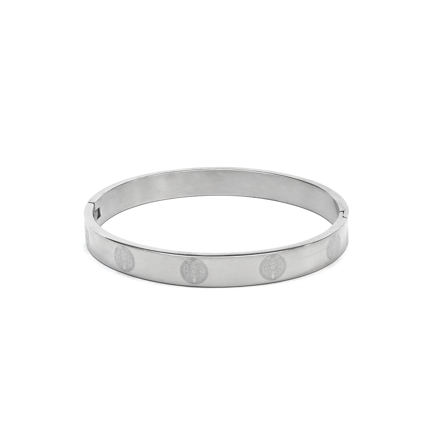 //Style 718-T1// 316L Stainless Steel Polished Resaca Bangle