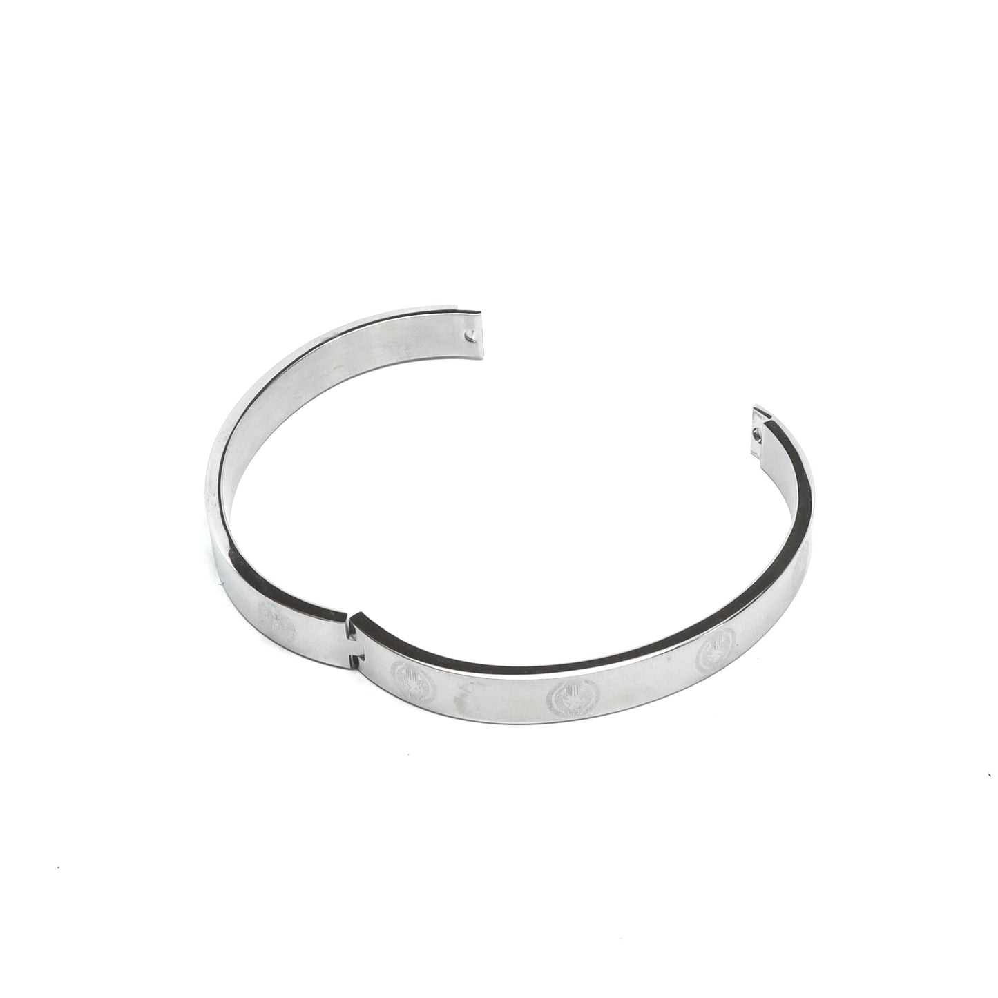 //Style 718-T1// 316L Stainless Steel Polished Resaca Bangle