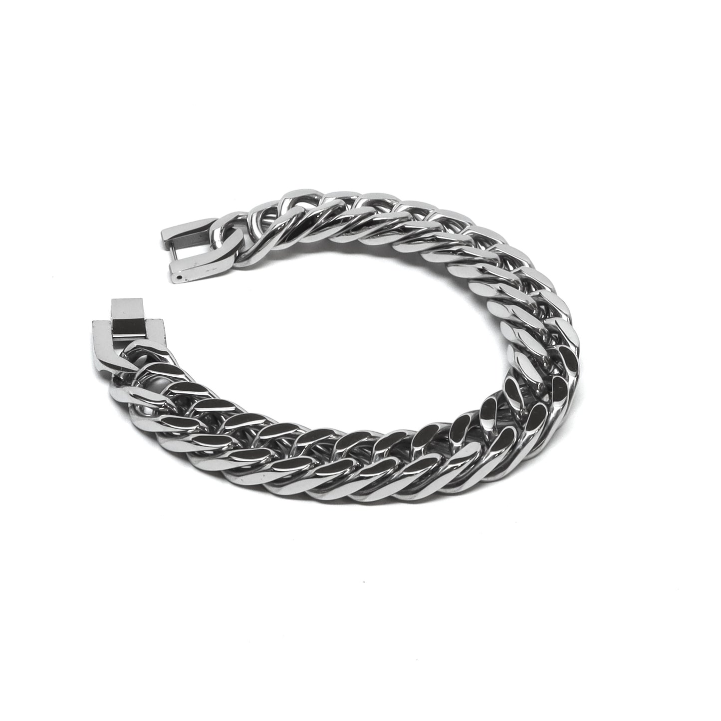 //Style 868-N// 316L Stainless Steel Double Curb Cuban Bracelet