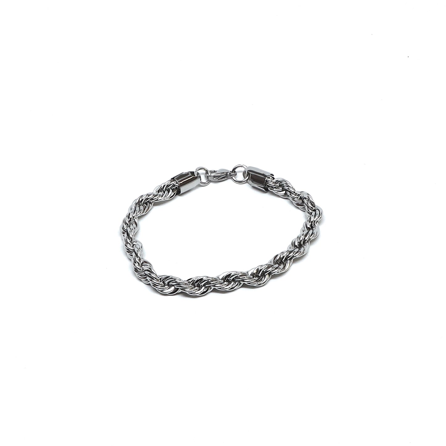 //Style 143// 316L Stainless Steel 8mm Rope-Chain Bracelet