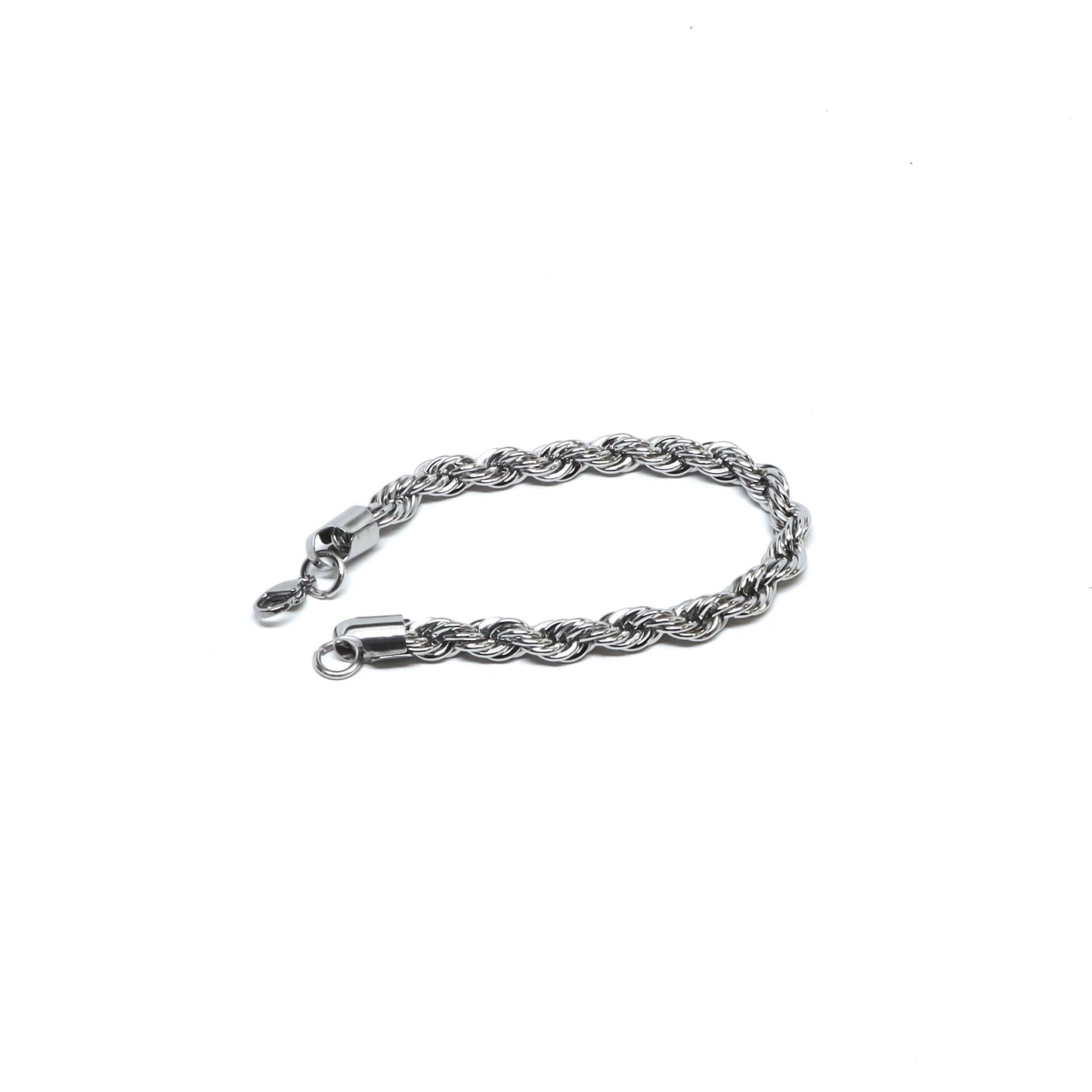 //Style 143// 316L Stainless Steel 8mm Rope-Chain Bracelet
