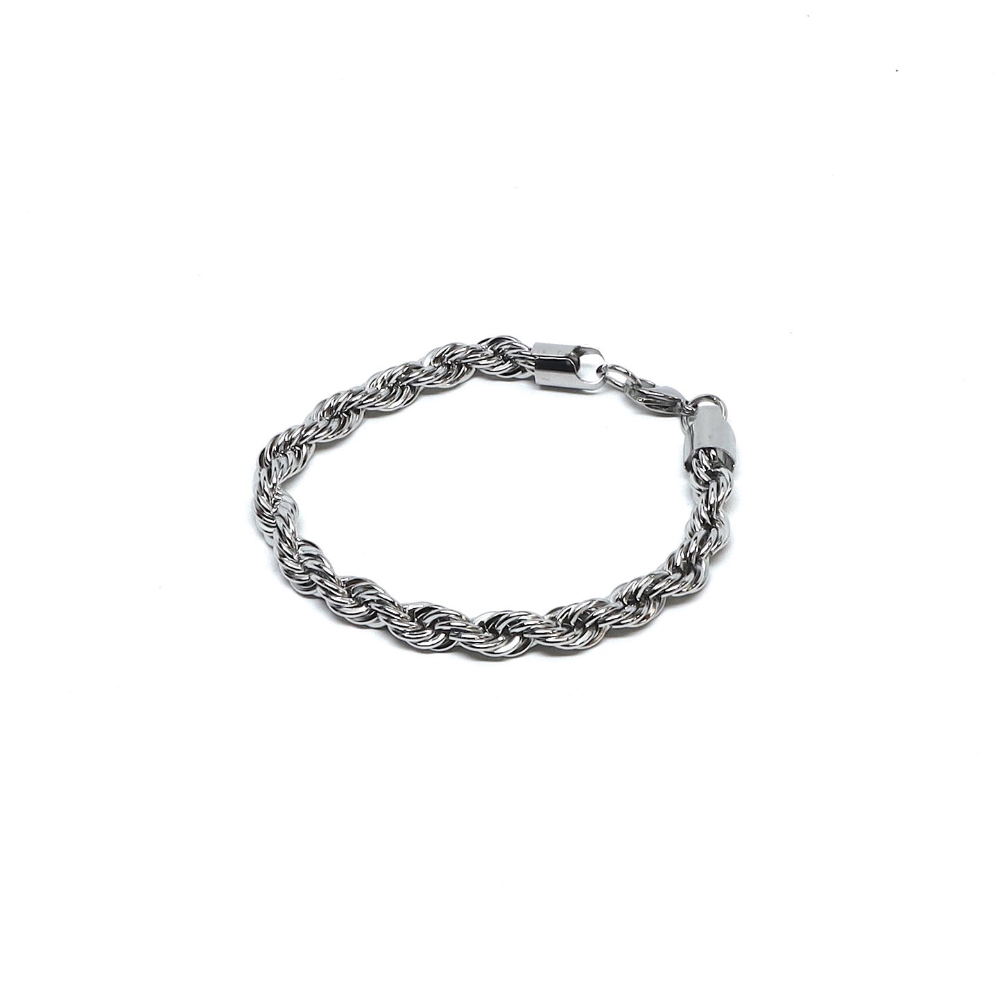 //Style 143// 316L Stainless Steel 8mm Rope-Chain Bracelet