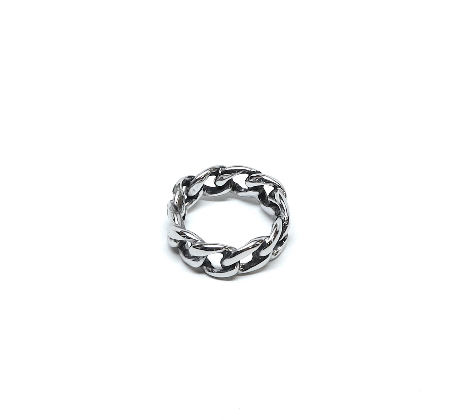 //Style 77S-R// 316L Stainless Steel Thick Chain Link Ring