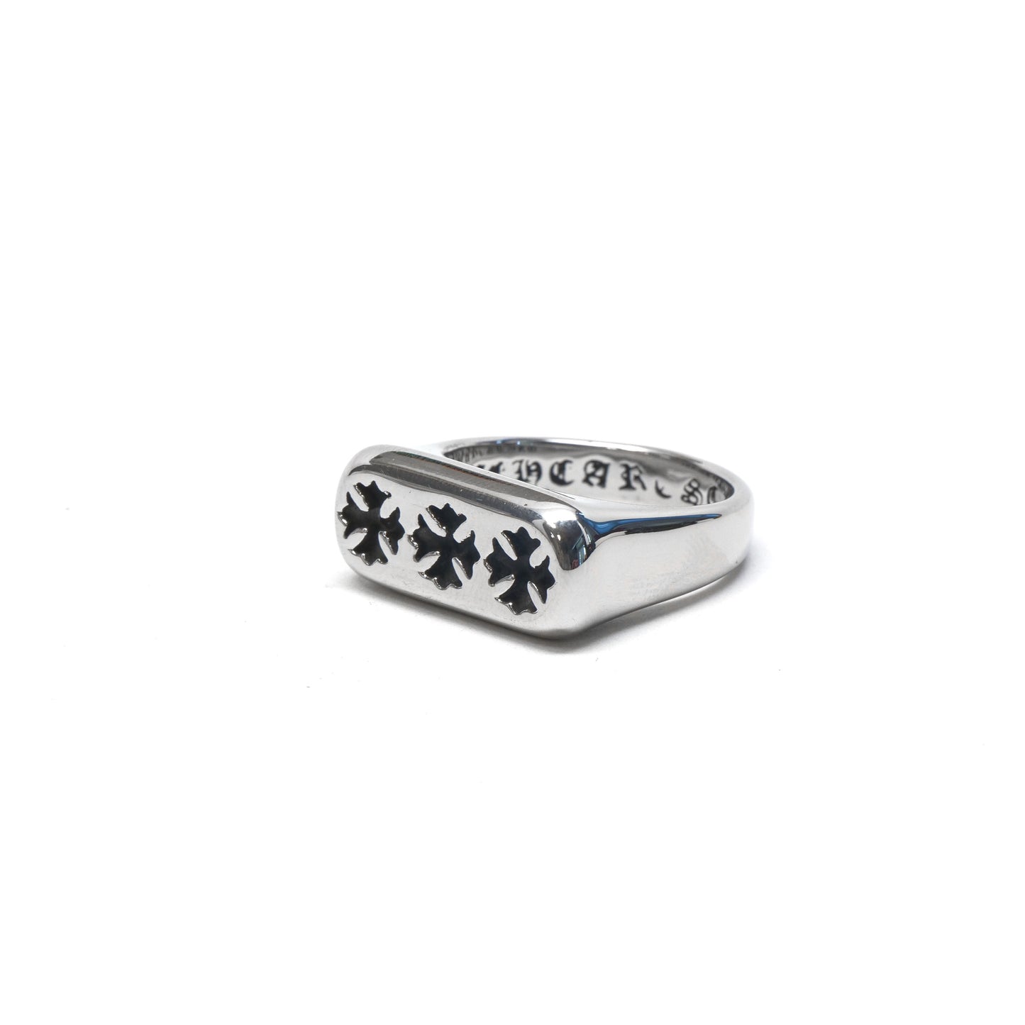 //Style 28// 316L Stainless Steel Triple Cross Ring