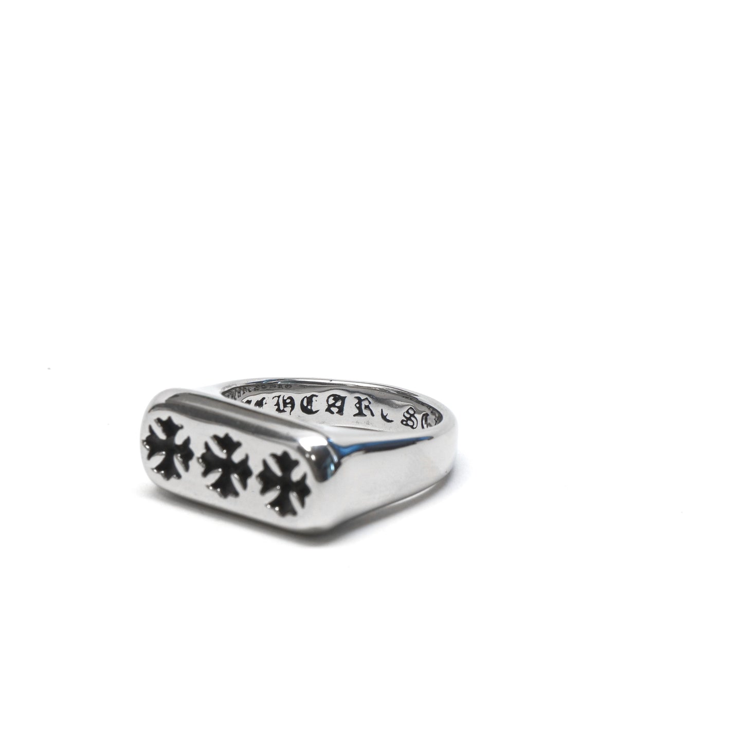 //Style 28// 316L Stainless Steel Triple Cross Ring