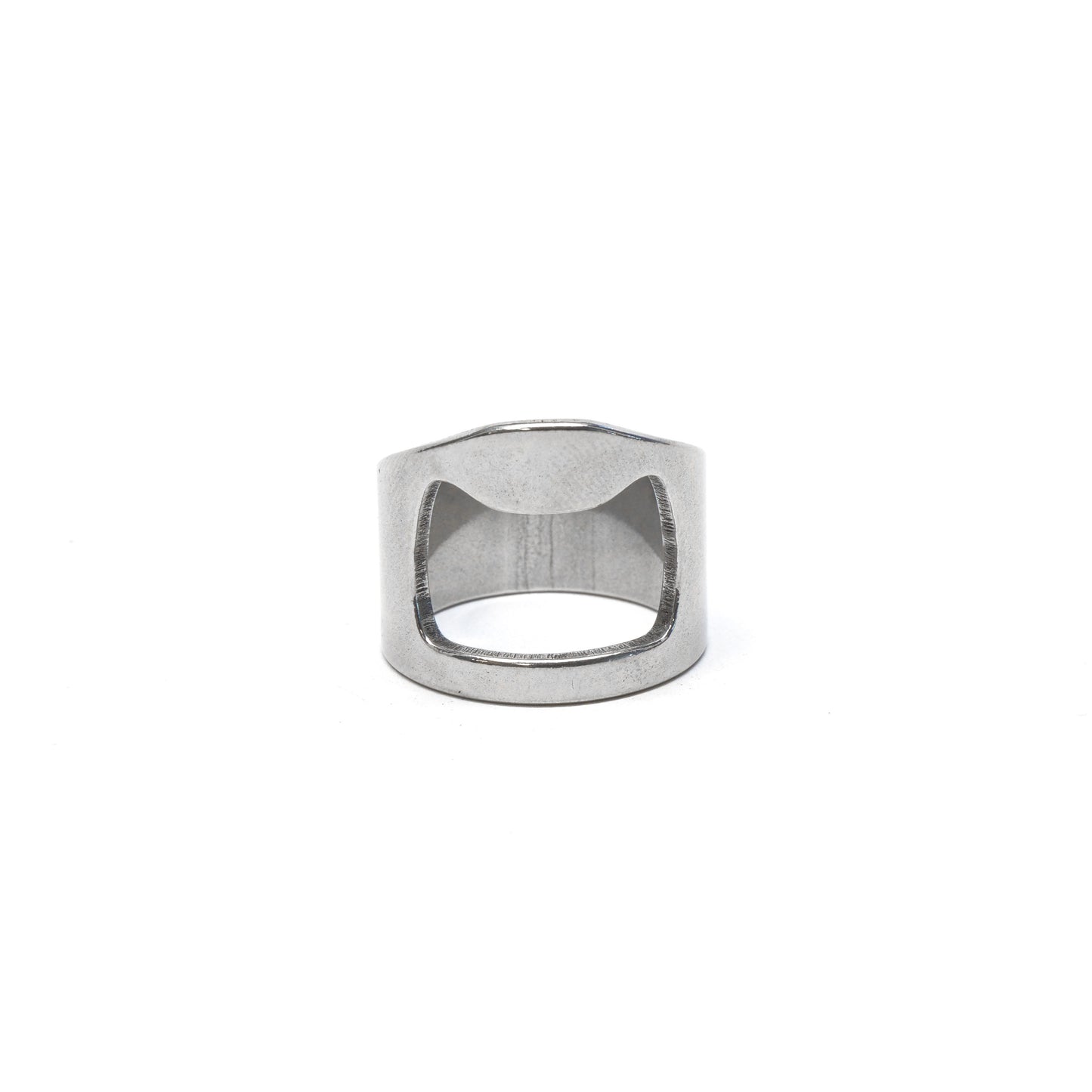 //Style 53-E// 316L Stainless Steel Bottle Opener Ring