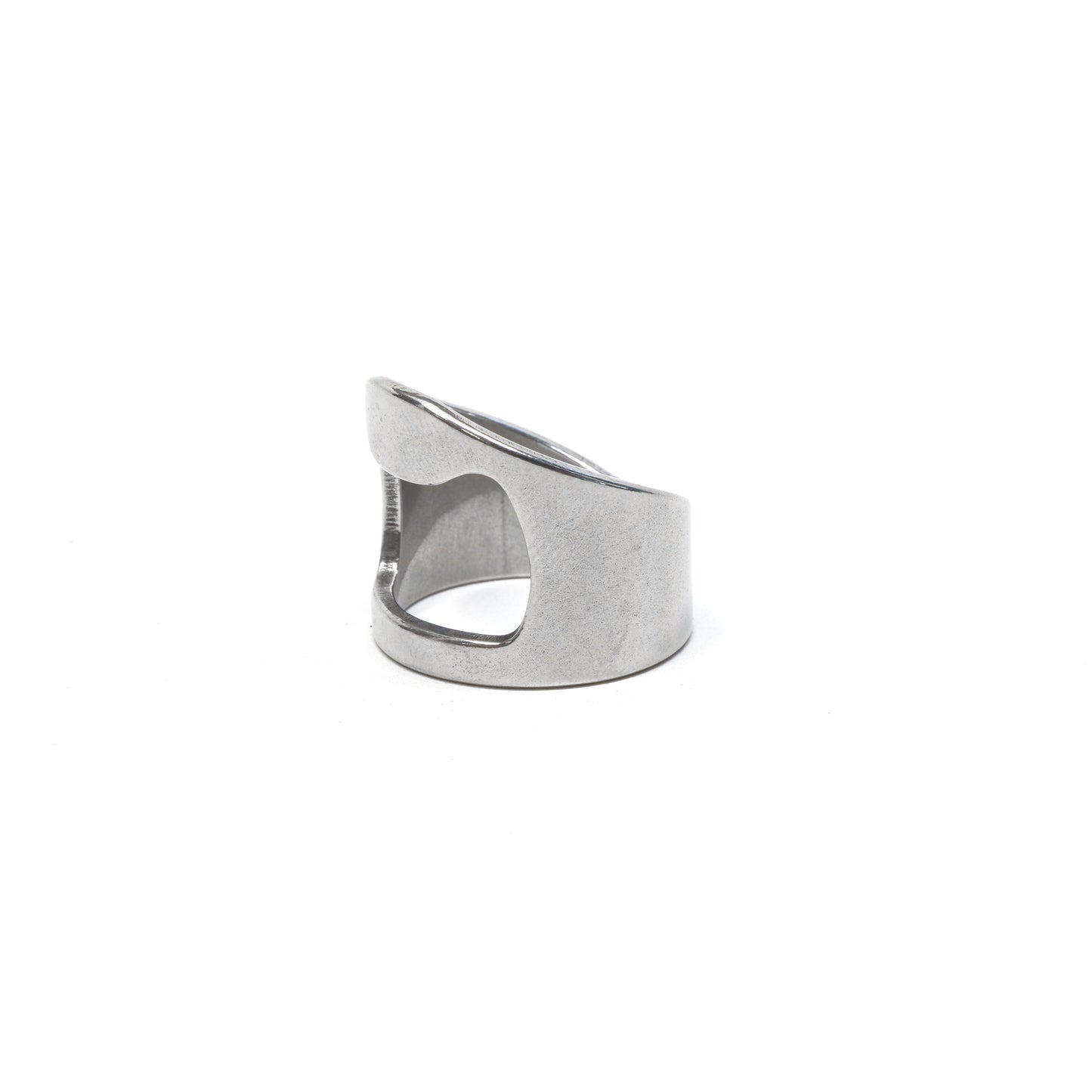 //Style 53-E// 316L Stainless Steel Bottle Opener Ring
