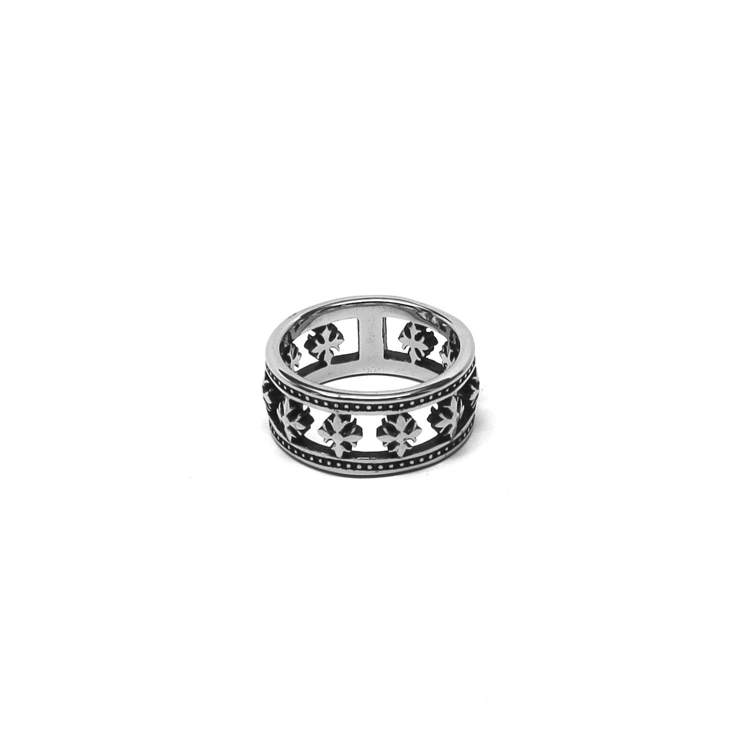 //Style 369// 316L Stainless Steel Citadel Crown Ring