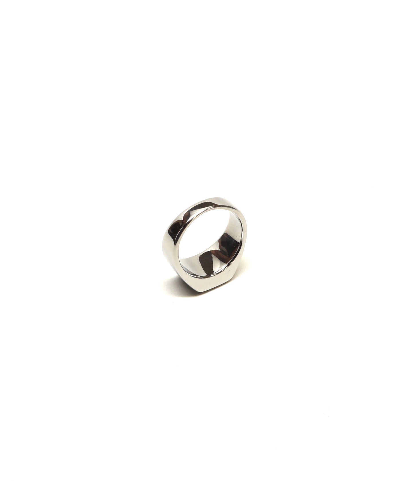 //Style 22S-m1// 316L Stainless Steel Faceted Black Onyx Ring