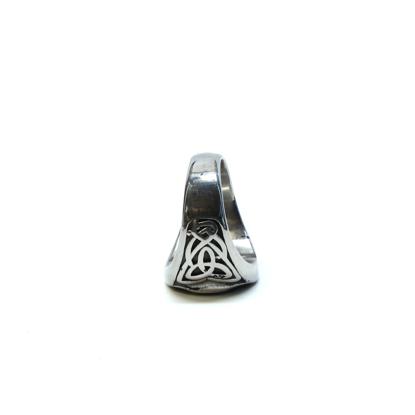 //Style 86-A// 316L Stainless Steel Celtic Cross Ring