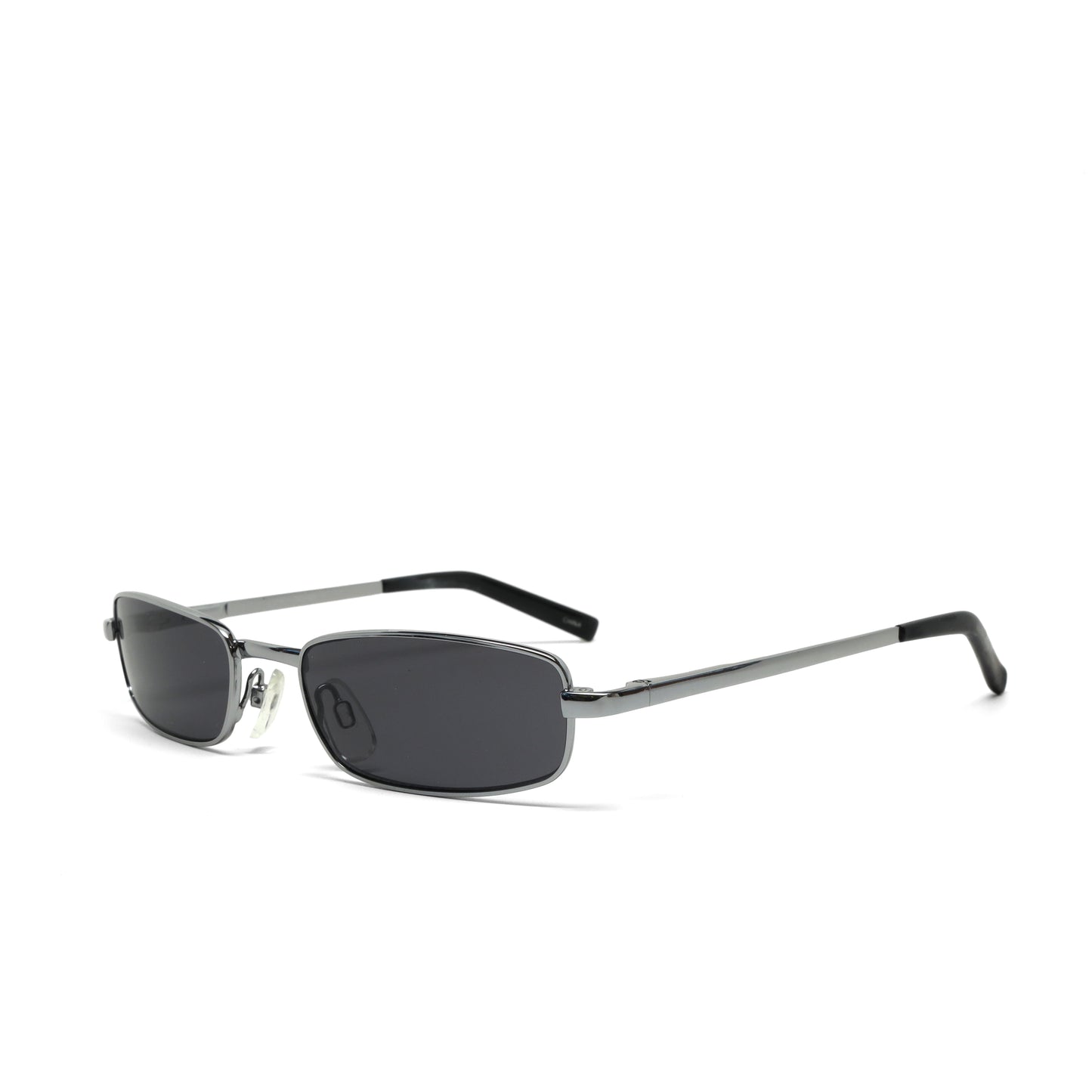 //Style 940// Metal Frame Slim Narrow Sunglasses