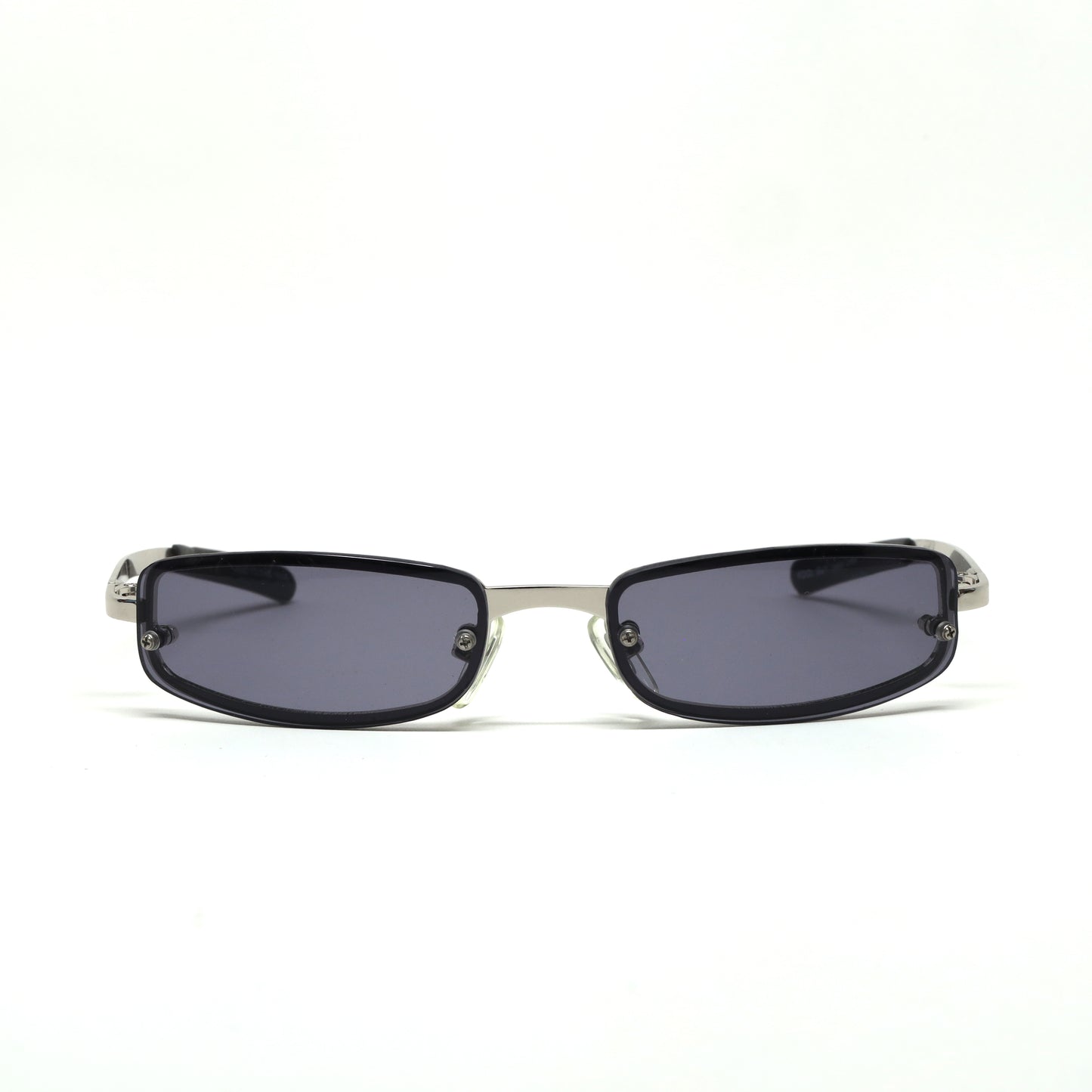 //Style 349// Metal Frame Slim Narrow Rimless Sunglasses