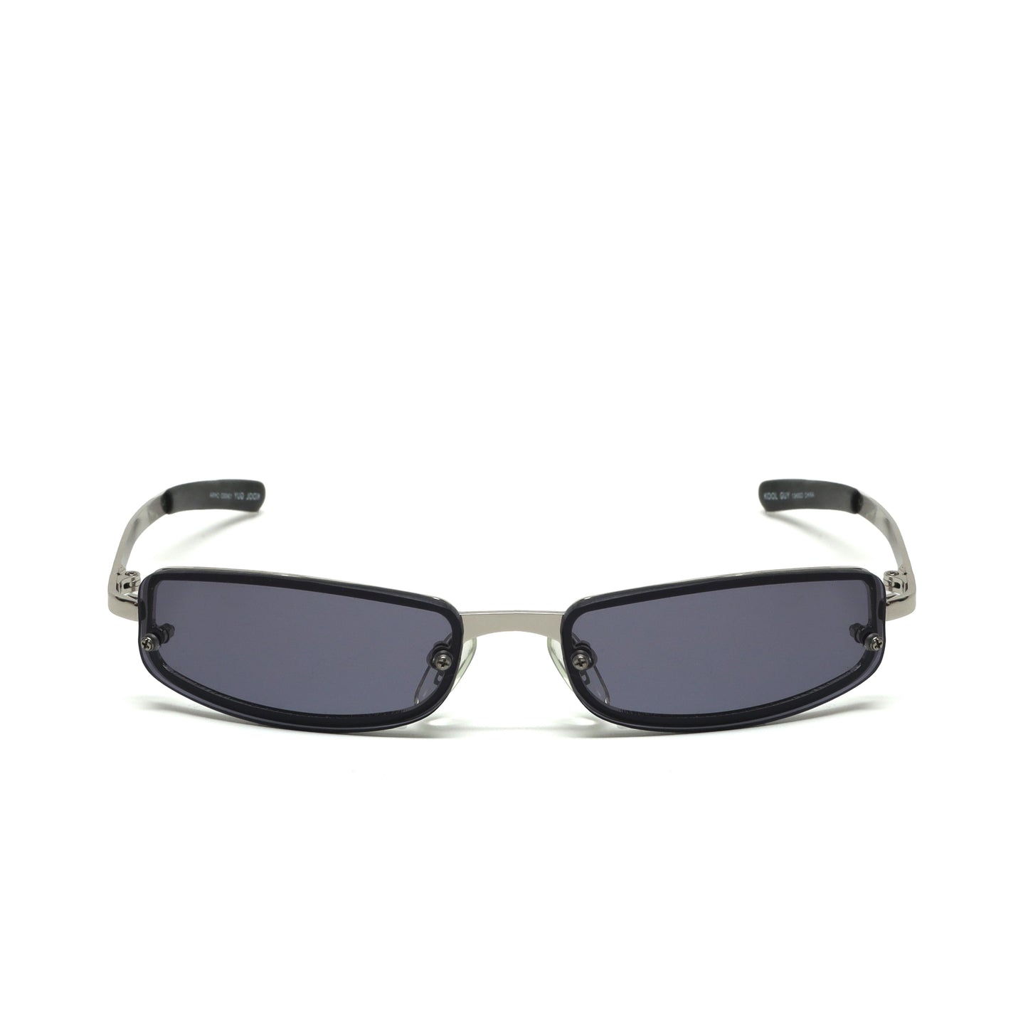//Style 349// Metal Frame Slim Narrow Rimless Sunglasses