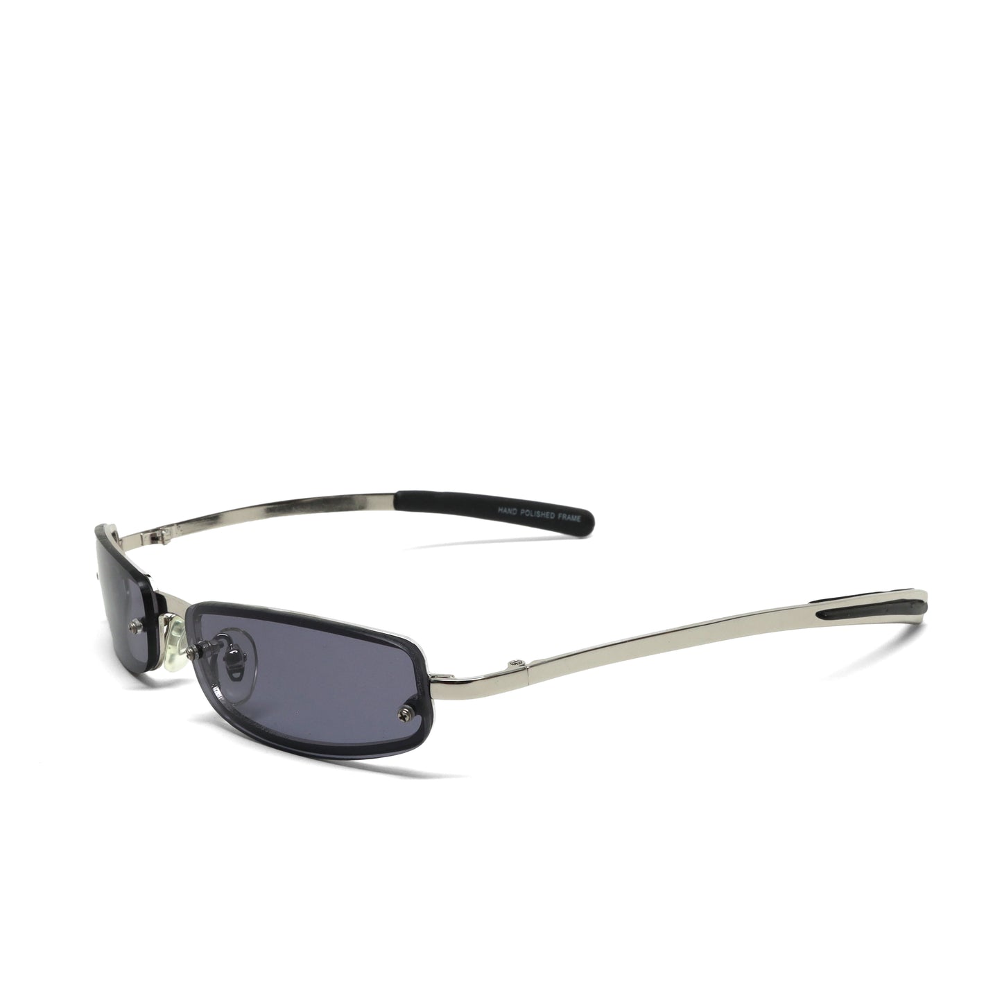 //Style 349// Metal Frame Slim Narrow Rimless Sunglasses