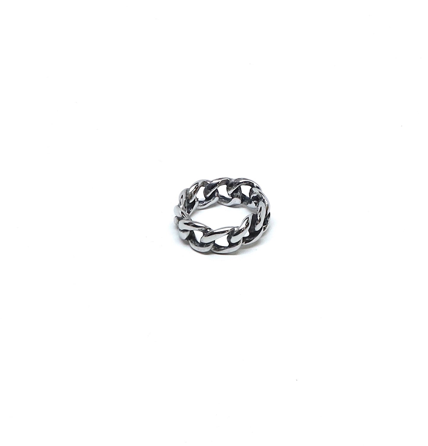 //Style 77S-R// 316L Stainless Steel Thick Chain Link Ring