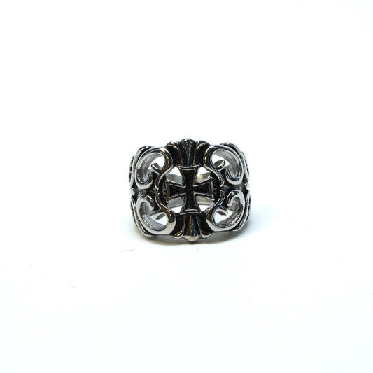 //Style 24-B1// 316L Stainless Steel Gothic Cross Arch Ring