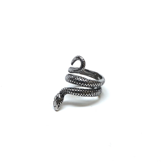 //Style 394-R1// 316L Stainless Steel Venom Wrap Ring