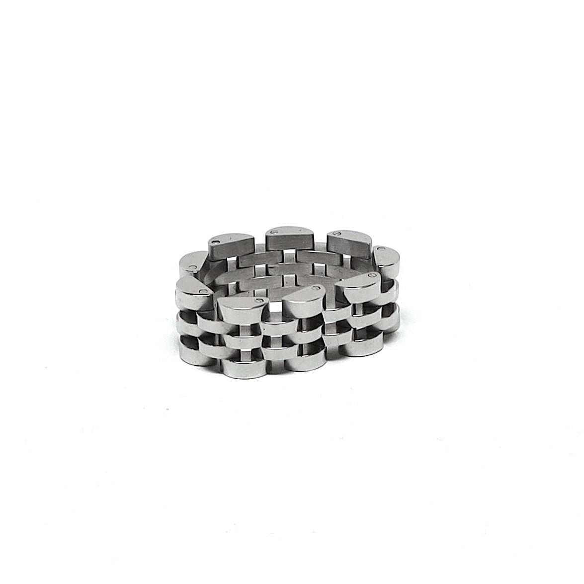 //Style 438// 316L Stainless Steel Multi Roller Chain Ring