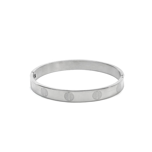 //Style 718-T1// 316L Stainless Steel Polished Resaca Bangle