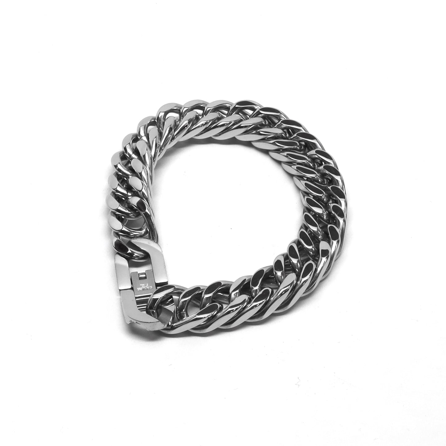 //Style 868-N// 316L Stainless Steel Double Curb Cuban Bracelet