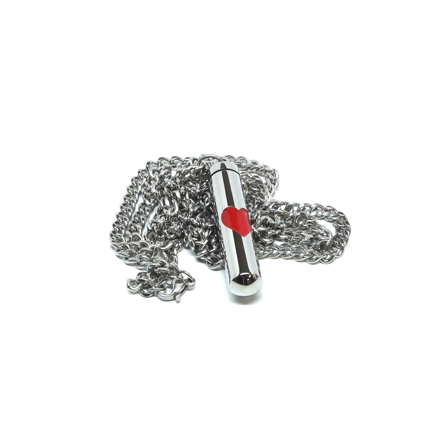 //Style 813-01// 316L Stainless Steel Heart Container Necklace