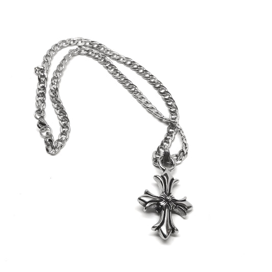 //Style 43// 316L Stainless Steel Valor Cross Necklace