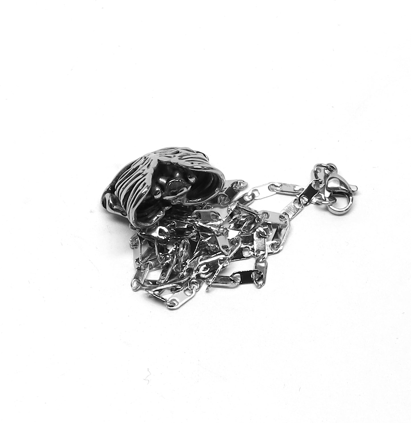 //Style D1113 // 316L Stainless Steel Rib Cage Necklace