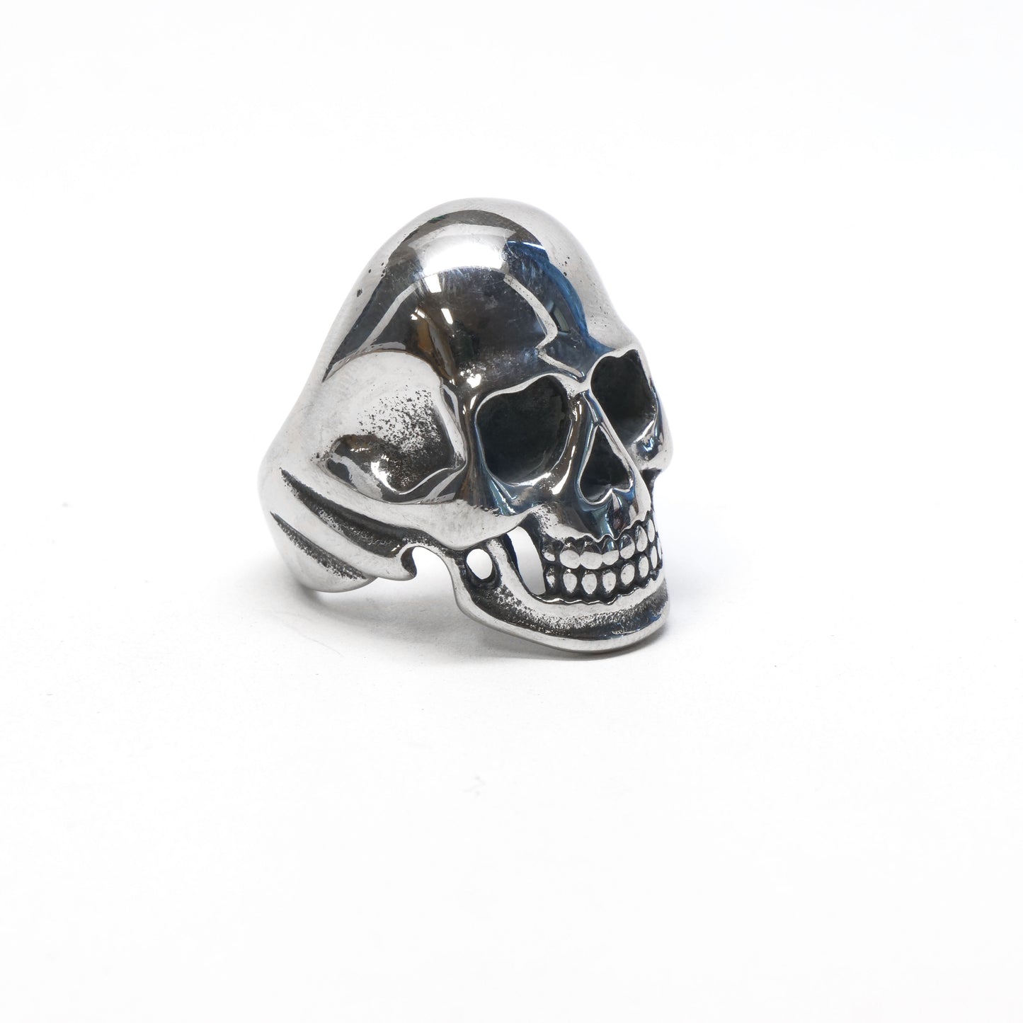 //Style 04S-I// 316L Stainless Steel Skull Ring