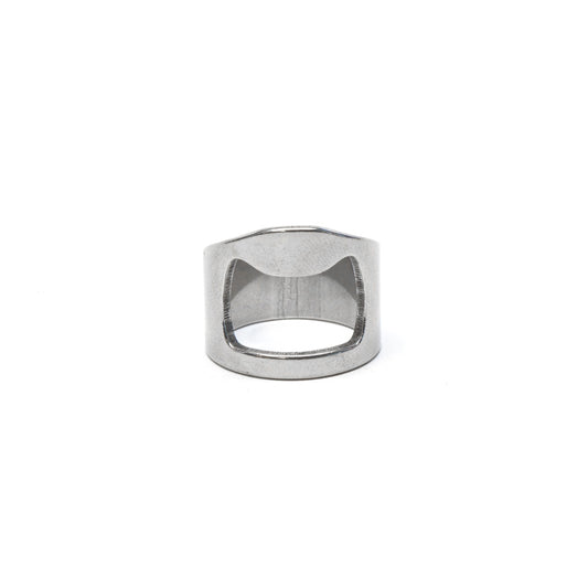 //Style 53-E// 316L Stainless Steel Bottle Opener Ring