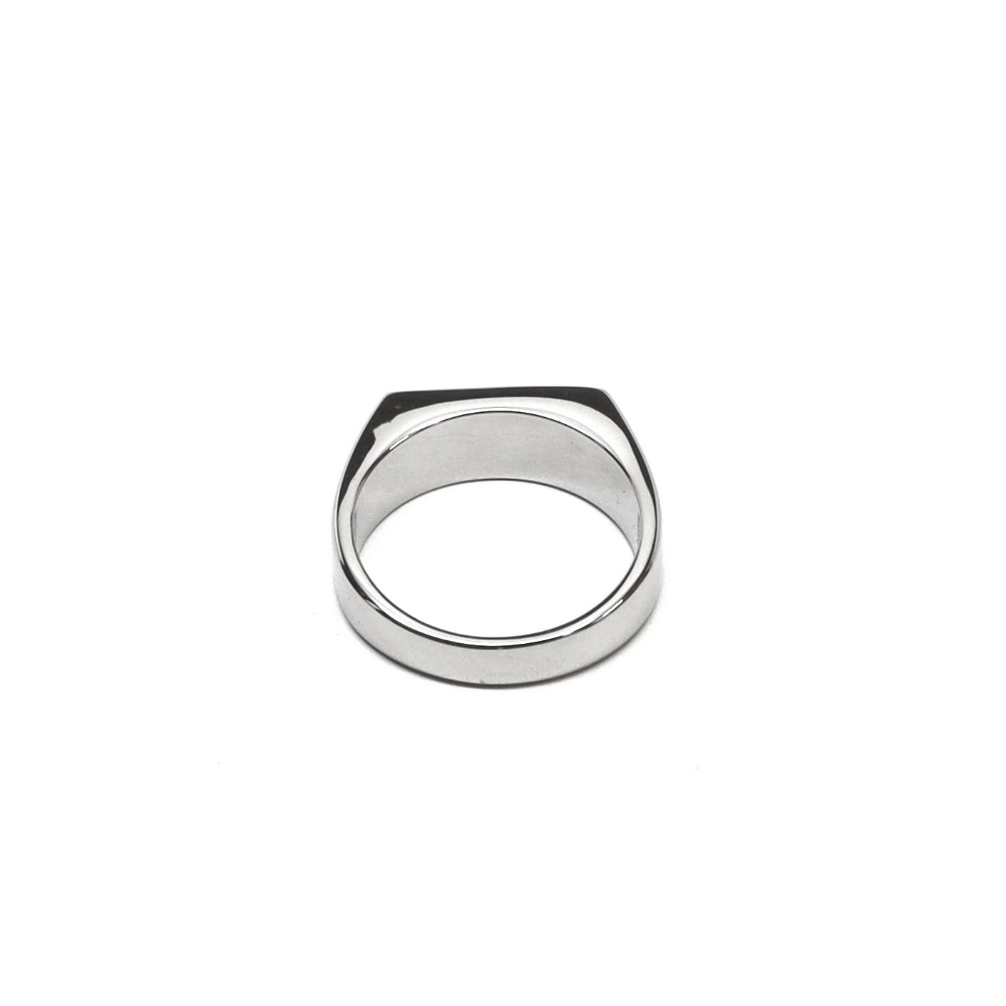//Style 10s-1-L1// 316L Stainless Steel Tearstone Ring