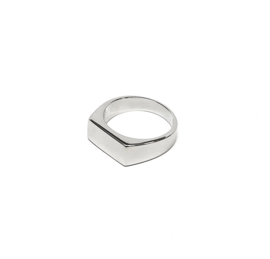 //Style 10s-1-L1// 316L Stainless Steel Tearstone Ring