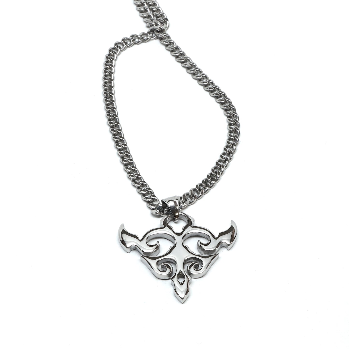//Style D111 // 316L Stainless Steel Flare Thorn Necklace