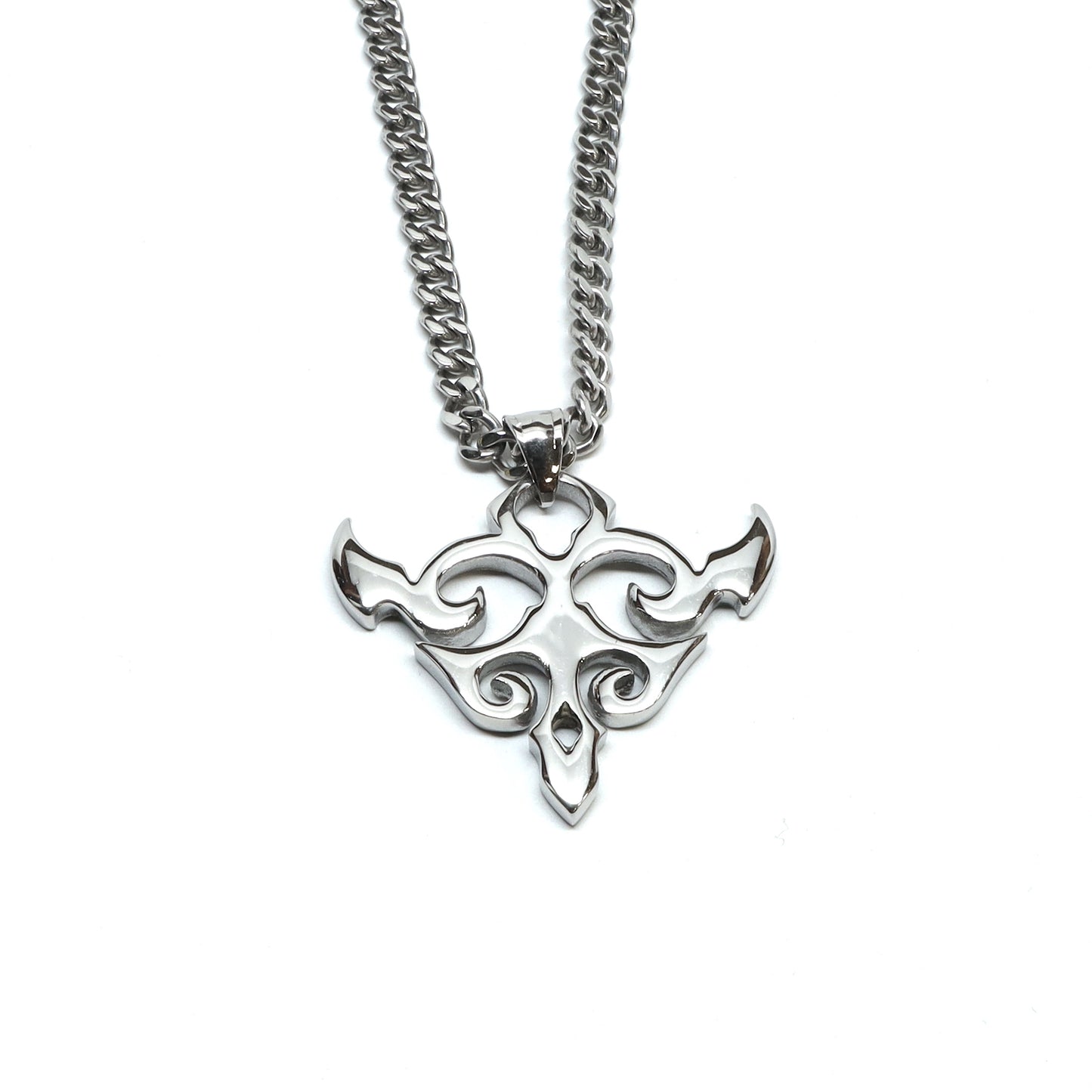 //Style D111 // 316L Stainless Steel Flare Thorn Necklace
