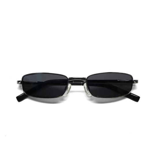 //Style 940// Metal Frame Slim Narrow Sunglasses